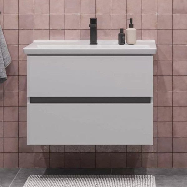 Тумба под раковину SanStar Велья 80 подвесная, белая