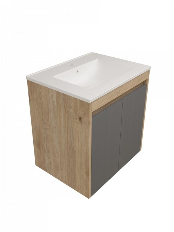 Мебель для ванной комнаты Teymi Netta 60 дуб, графит