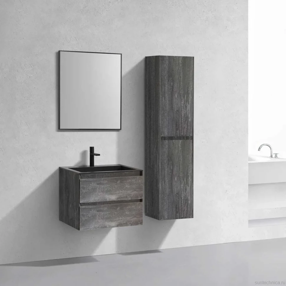 Мебель для ванной комнаты Vincea Luka 60 2 ящика, камень