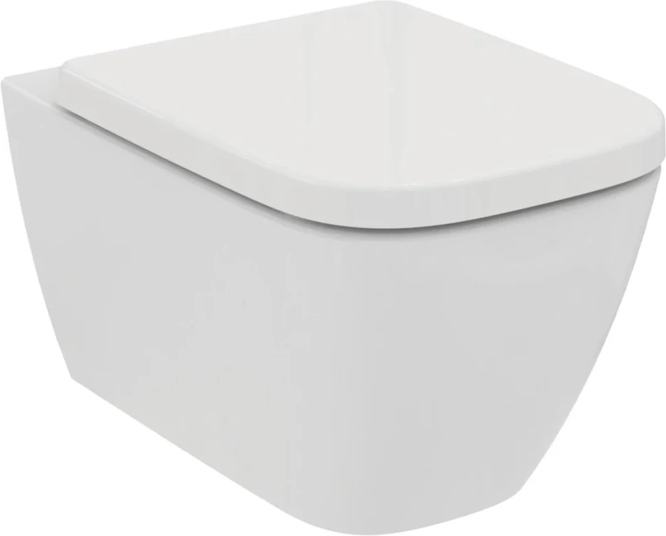 Комплект Унитаз подвесной Ideal Standard I Life B T461401 безободковый, euro white + Крышка T468301 с микролифтом, euro white + Инсталляция Geberit Duofix Delta 458.149.21.1 с кнопкой смыва, хром + Звукоизоляция