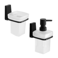 Набор Стакан Wasserkraft Abens K-3228 + Дозатор K-3299