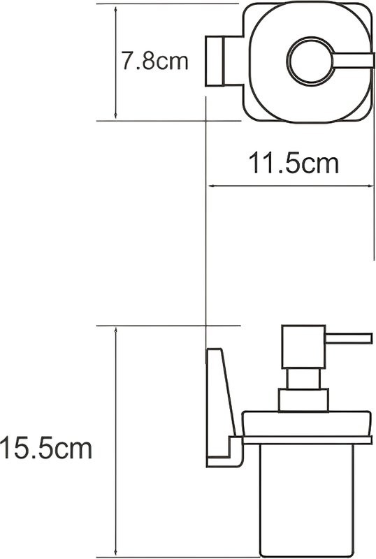 Набор Стакан Wasserkraft Abens K-3228 + Дозатор K-3299