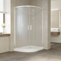 Душевой уголок Vegas Glass ZS-F 120*80 01 10 профиль белый, стекло сатин