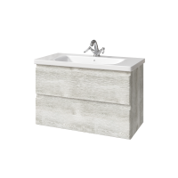 Тумба с раковиной Caprigo Forte 90 подвесная, белый клен