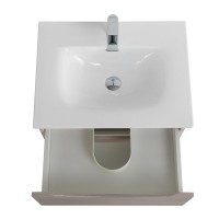 Тумба с раковиной BelBagno Marino-cer-n 60 подвесная, rovere grigio
