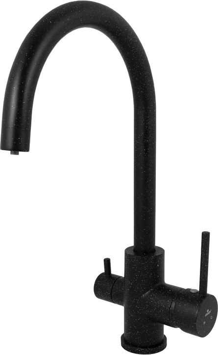 Смеситель для кухни Kaiser Merkur 26744-12 черный мрамор