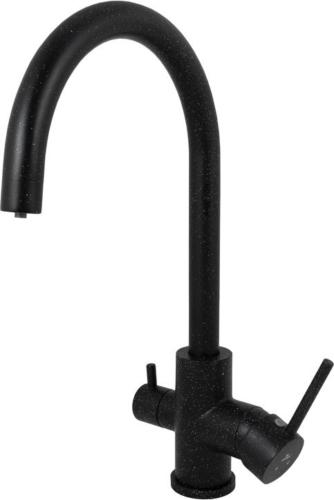 Смеситель для кухни Kaiser Merkur 26744-12 черный мрамор