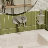 Смеситель для раковины Wasserkraft Wern 4230 С ВНУТРЕННЕЙ ЧАСТЬЮ, никель