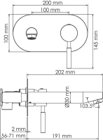 Смеситель для раковины Wasserkraft Wern 4230 С ВНУТРЕННЕЙ ЧАСТЬЮ, никель Смеситель для раковины Wasserkraft Wern 4230 С ВНУТРЕННЕЙ ЧАСТЬЮ, никель