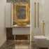 Мебель для ванной Armadi Art Vallessi Avangarde 80 белая, золото