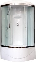 Душевая кабина Royal Bath BK RB 90BK6-WT-CH с высоким поддоном, с сиденьем