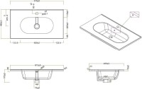 Мебельная раковина BelBagno LOV-900-LVB