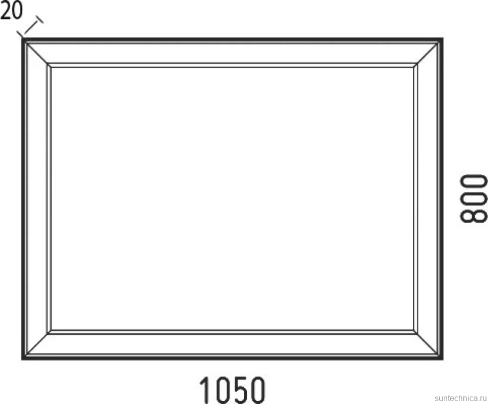 Зеркало Corozo Классика 105