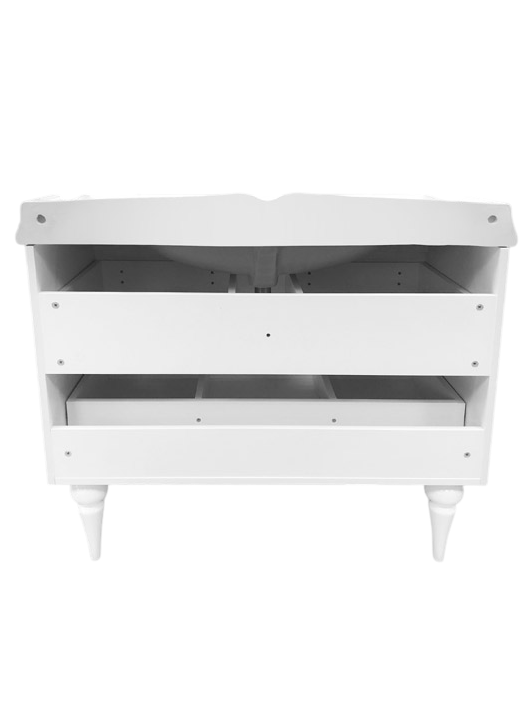 Мебель для ванной комнаты Comforty Монако 100 напольная, белый глянец