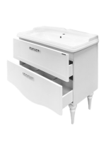 Мебель для ванной комнаты Comforty Монако 100 напольная, белый глянец