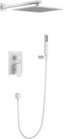 Душевой комплект Timo Selene SX-2069/16SM С ВНУТРЕННЕЙ ЧАСТЬЮ, матовый белый