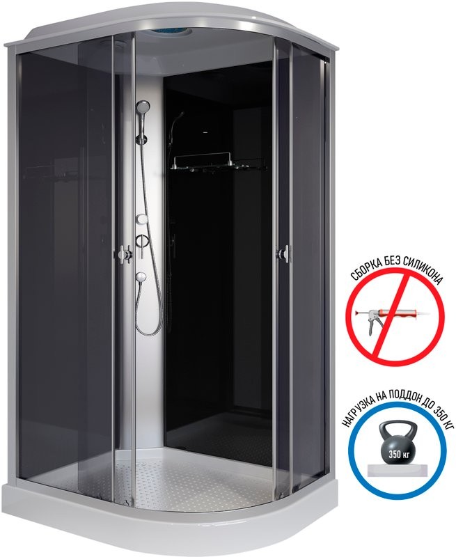 Душевая кабина Niagara Eco E120/80/13L/TN 120х80 см
