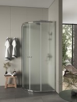 Душевой уголок Agger A01 090MCR/G 90х90, матовое стекло