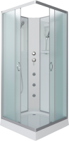 Душевая кабина Niagara Classic NG-1101-14BKG 90х90 см, без крыши, с гидромассажем