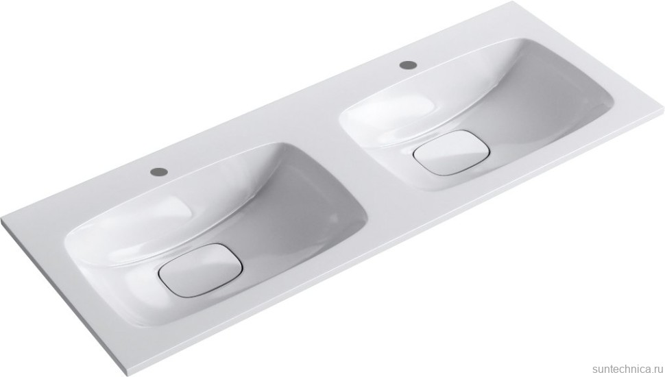 Тумба с раковиной Aqwella 5 stars Malaga 120 белая