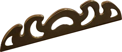 Шкаф-пенал для ванной Armadi Art NeoArt белый с ручкой Ajur золото