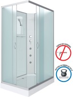 Душевая кабина Niagara Classic NG-43295-14QBKG 120х90 см, без крыши, с гидромассажем