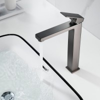 Смеситель для раковины Shevanik S9611T оружейная сталь