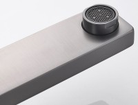Смеситель для раковины Shevanik S9611T оружейная сталь