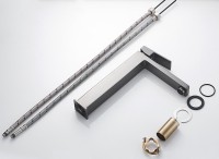 Смеситель для раковины Shevanik S9611T оружейная сталь