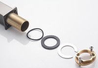 Смеситель для раковины Shevanik S9611T оружейная сталь