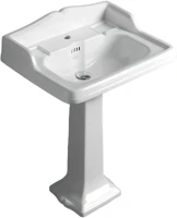 Раковина Simas Arcade AR824bi*1 1 отверстие под смеситель, с пьедесталом