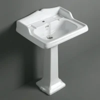 Раковина Simas Arcade AR824bi*1 1 отверстие под смеситель, с пьедесталом