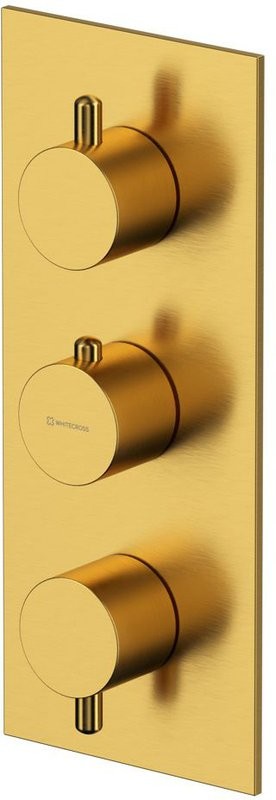 Душевой комплект WHITECROSS Y YSET11GLB С ВНУТРЕННЕЙ ЧАСТЬЮ, брашированное золото