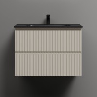 Тумба с раковиной Sancos Snob T 70 beige soft, раковина CN7007MB