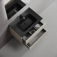 Тумба с раковиной Sancos Snob T 70 beige soft, раковина CN7007MB