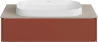 Тумба под раковину без столешницы KERAMA MARAZZI Magica 90 венецианский красный матовый