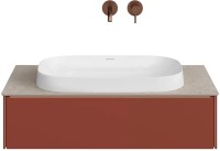 Тумба под раковину без столешницы KERAMA MARAZZI Magica 90 венецианский красный матовый