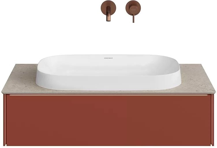 Тумба под раковину без столешницы KERAMA MARAZZI Magica 90 венецианский красный матовый