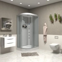Душевая кабина Niagara Classic NG-3312-14RF 120х80 см, с гидромассажем и пультом управления