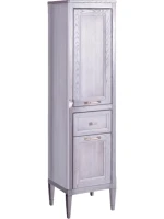 Шкаф пенал для ванной ASB-Woodline Гранда 40 R, серый