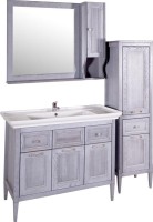 Шкаф пенал для ванной ASB-Woodline Гранда 40 R, серый