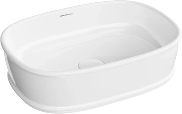Накладная раковина KERAMA MARAZZI Circo 50 белая глянцевая