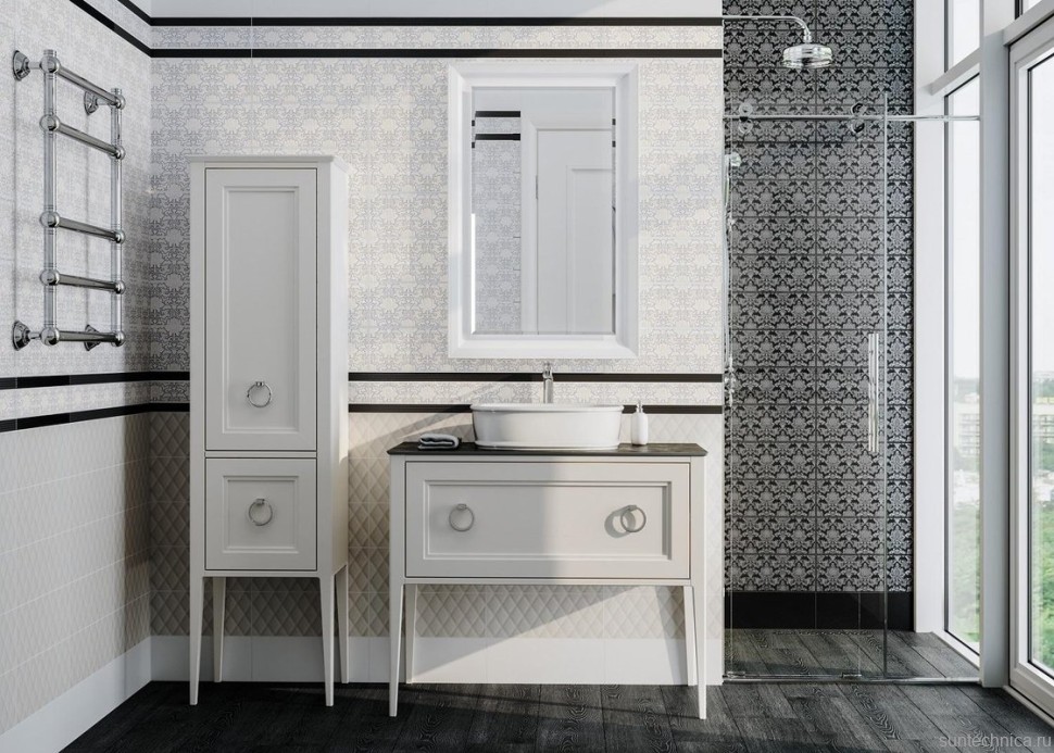 Накладная раковина KERAMA MARAZZI Circo 50 белая глянцевая