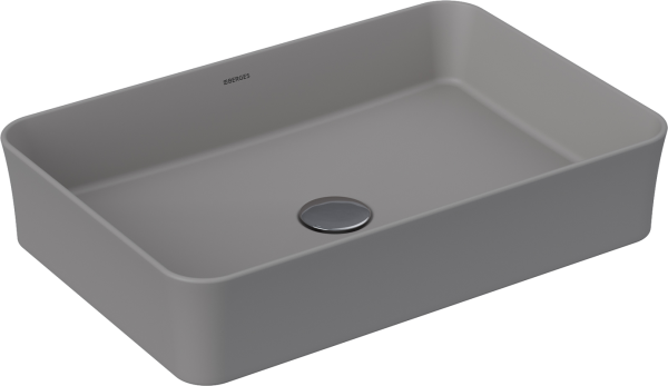 Накладная раковина Berges Ego SL 55x37 матовая серая