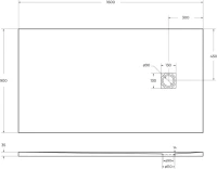 Поддон для душа BelBagno Uno AH 160х90, белый, с сифоном Поддон для душа BelBagno Uno AH 160х90, белый, с сифоном