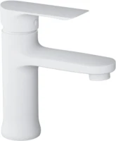 Смеситель для раковины Wonzon & Woghand WW-XH-011-MW белый матовый