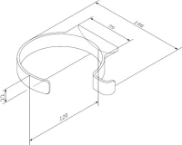 Держатель для фена AM.PM Inspire V2.0 A50A32300 хром Держатель для фена AM.PM Inspire V2.0 A50A32300 хром