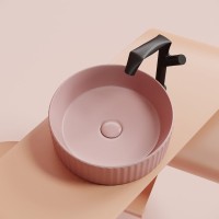 Накладная раковина Ceramicanova Element CN6057MP розовый матовый