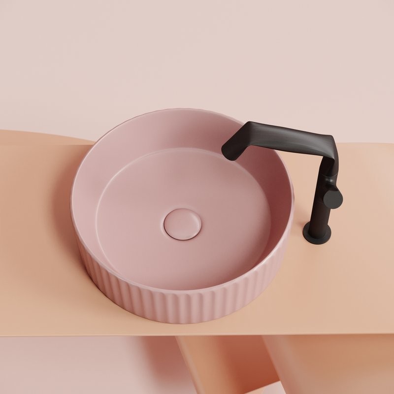 Накладная раковина Ceramicanova Element CN6057MP розовый матовый