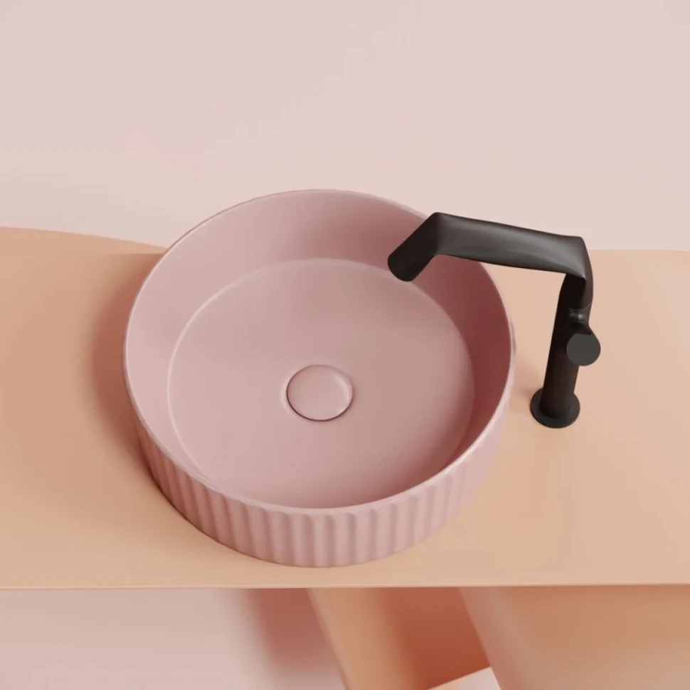Накладная раковина Ceramicanova Element CN6057MP розовый матовый